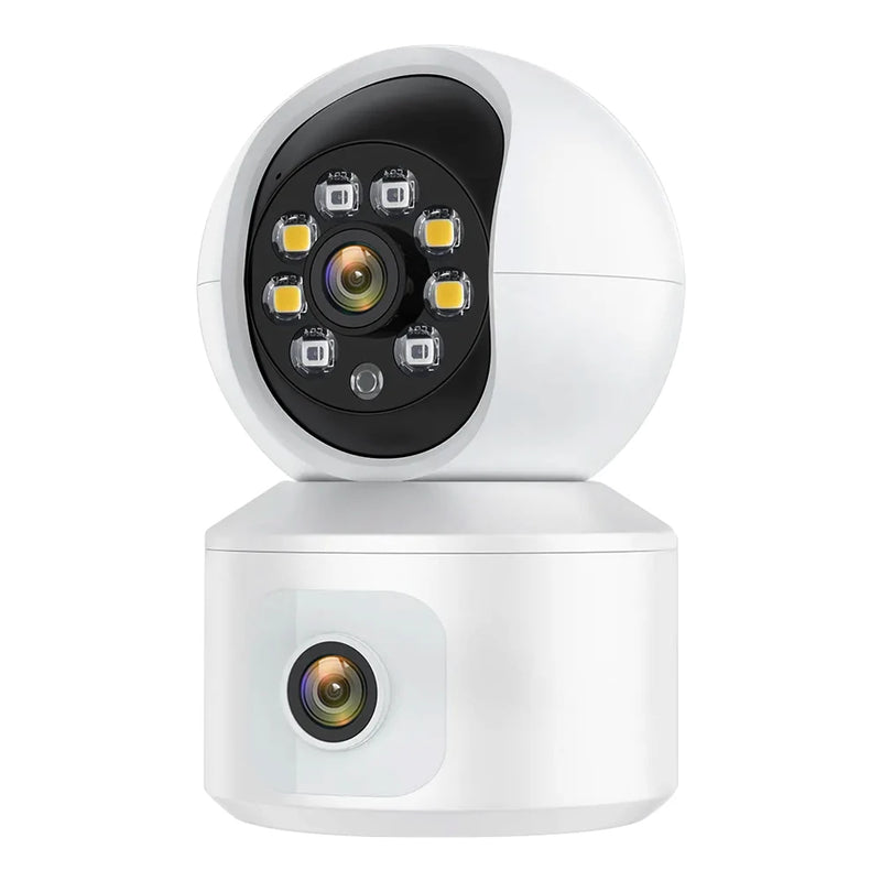 6MP WiFi IP Camera Dual Lens Dual Screen Baby Monitor Home Security Camera PTZ Auto Tracking CCTV Video Surveillance ICsee