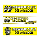 60x240cm Go With Moon Eyes Car Banner Tapestry Polyester Printed Flag Garage or Outdoor For Decoration