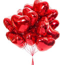 1PC I love you heart shaped foil balloon Valentine's day romantic wedding wedding room decoration decoration