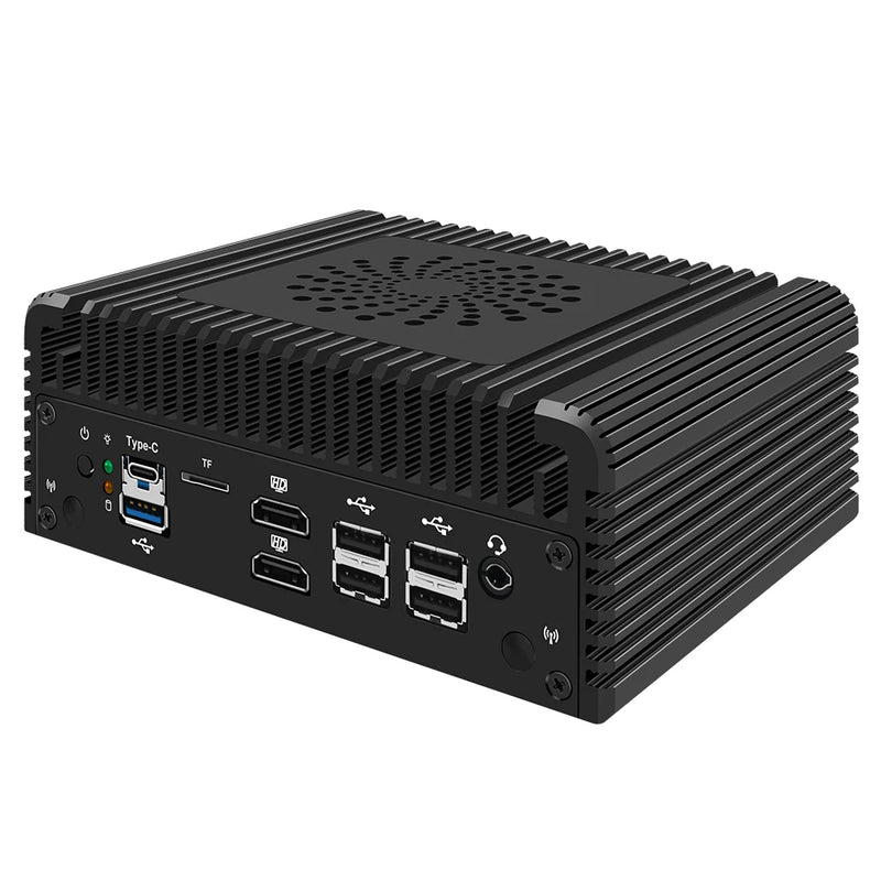 New 12th Gen Firewall Mini PC 2x10G SFP+ 2xi226-V 2.5G Intel i3 N305 N100 Soft Router NVMe 2xHD DDR5 MiniPC NAS Server Proxmox