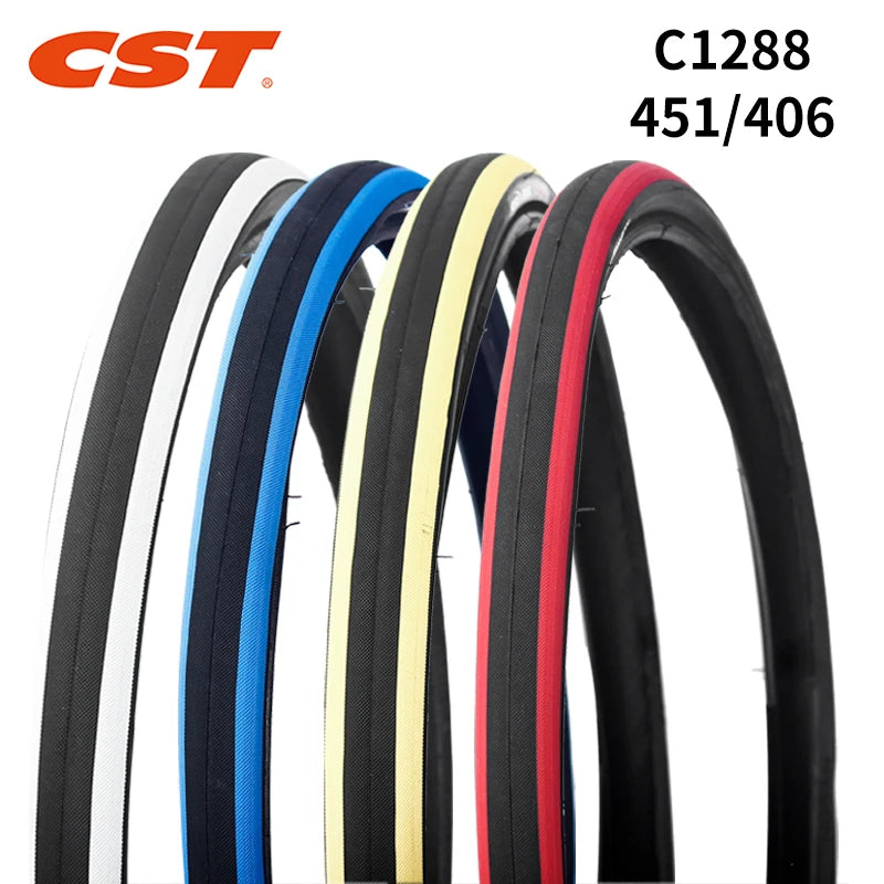 CST bicycle tire C1288 406 20 inch 20 * 1.35 steel wire 451 20x1 1 / 8 60TPI small wheel diameter folding bicycle tire