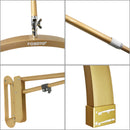 Fosoto Dimmable LED Gold Light wall mount half moon light Fill light for Beauty Salon Makeup Haircut Barbershop eyebrow tattoo