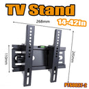Universal Fixed TV Wall Mount Bracket  for Most 14-42" LED, LCD Plasma TVs Space Saving Tilts  Monitor stand Max VESA 200X200mm