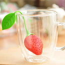 Silicone Strawberry Tea Infuser Teapot Tool Teabag Kettle Loose Tea leaf Strainer Ball Holder Herbal Spice Filter Kitchen Gadget