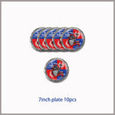 Middle Ages Armored Knight Theme Children's Birthday Party Decoration Supplies Disposable Backdrop Plate Banner Baby Shower Gift