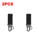 1-4PCS Tactical Hanging Buckles Nylon Webbing Carabiners Belt Triangle Keychain For Outdoor Climbing Camping Tools Accessories
