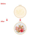European Mesh Embroidery DIY Flowers Painting Full Needlework Cross Stitch Kits Embroidery Sewing Kit for Beginners