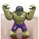 Anime Figure Marvel Superhero Mini Building Block Doll The Hulk Iron Man Assembly Building Block Toy Children's Birthday Gift