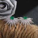 New Arrival Earrings For Women Temperament White Zircon Rhinestones Unique Design Brand Earings Fashion Jewelry Bijoux AE210