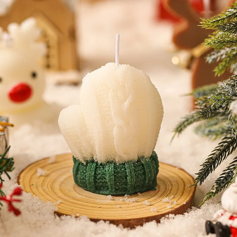 Christmas Decoration Gloves Fragrance Candles navidad Gifts Christmas Pendants Happy New Year 2024