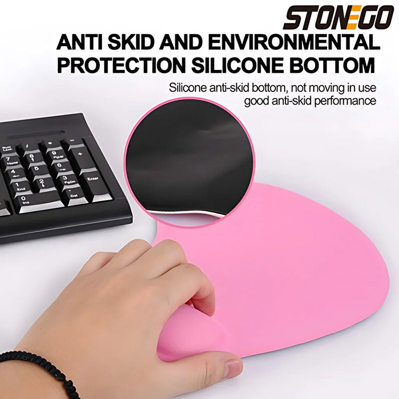 STONEGO Keyboard Mouse Laptop Wristband Mouse Pad With Wrist Protect Notebook Environmental Protection EVA Wristband Mouse Pad