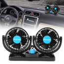 Ventilador Automotivo Duplo Com Ajuste P/ Carro Caminhão 12v