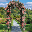 U-Shaped Metal Tall Garden Plant Trellis Grow Support Frame for Climbing Plants Vegetables