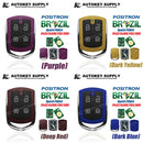 AutokeySupply  DPN54 PXN54 Remote Key Alarm System, Double Program PX32/EX300 293/300 Complete Colorful For Brazil Positron Flex