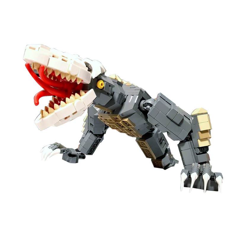MOC Building Block Set Godzillas Kaiju Skull Crawler Monster Model Toys Children Adults Gifts