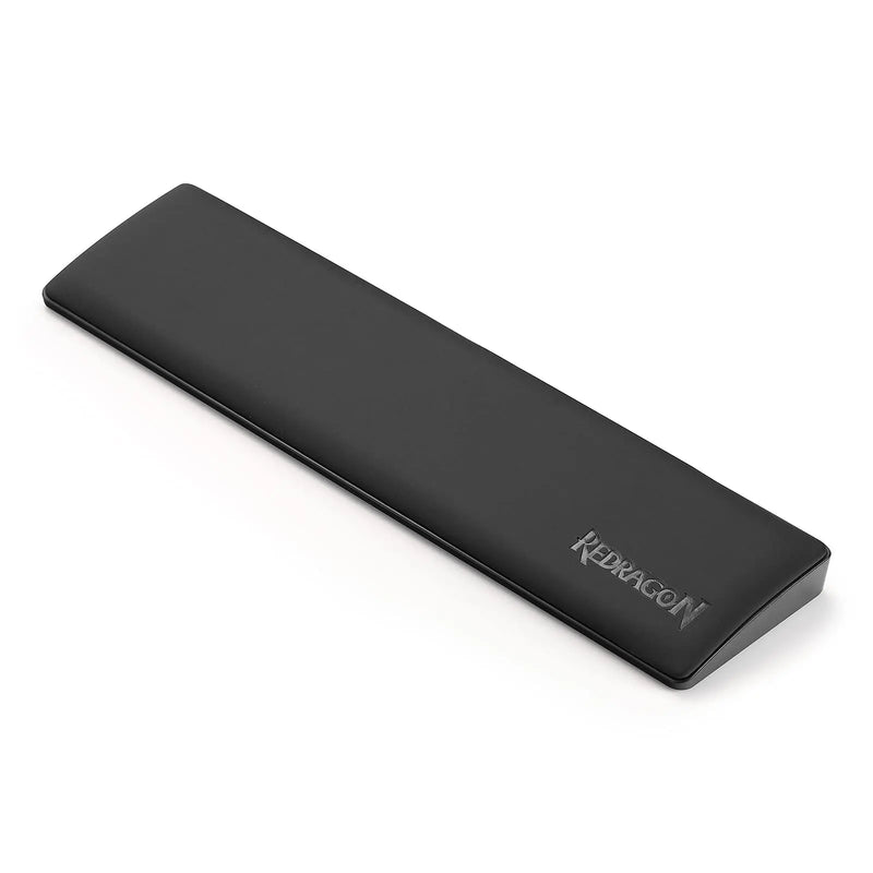 Redragon Gaming Keyboard Wrist Rest Pad, Ergonometric Soft Memory Foam Hand Support Ergonomic Anti-Slip Rubber Stable Base