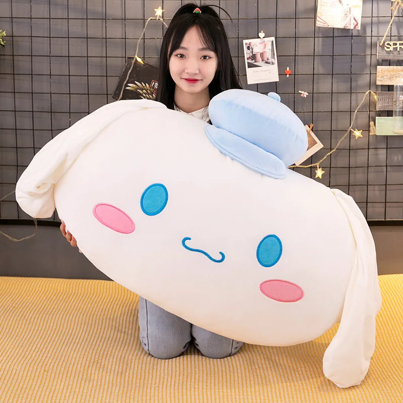 Giant Cinnamoroll Plush Cushion SANRIO Home Decor Soft Toys Kawaii Anime Plushie Pillow for Kids Peluches Grandes