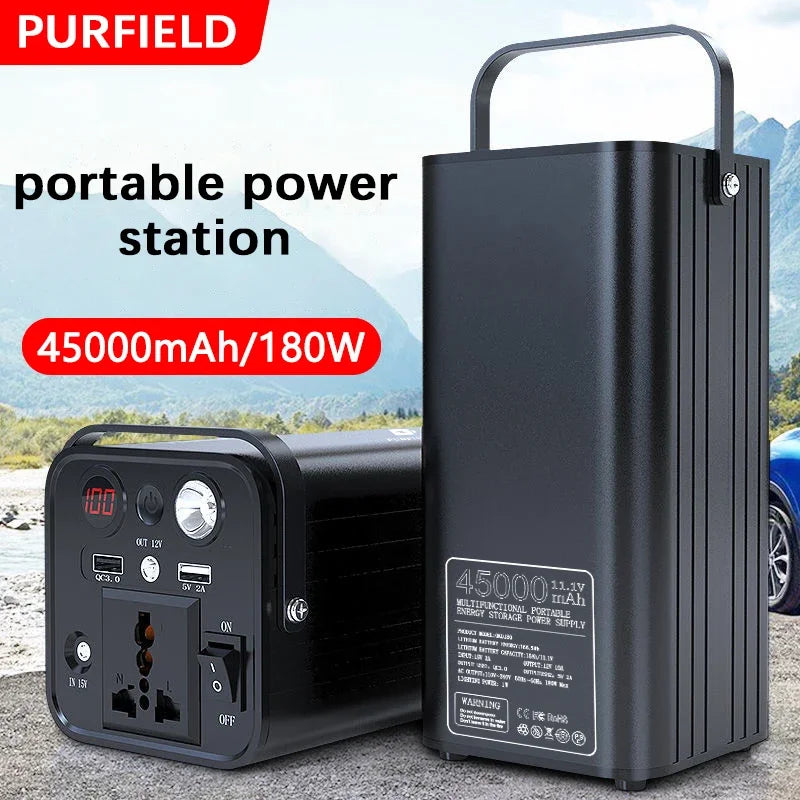90000mAh 300W Portable Power Station 45000mAh 180W Outdoor Emergency Power Supply Power Bank Generator DC output Battery Charger