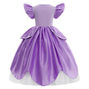 Disney  Little Princess Sopfia Frock Fancy Birthday Sofia Party Dress for Girls Sequined Bodice Flying Sleeve Carnival Costume