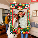 Christmas Photo Booths Merry Christmas Decoration for Home 2025 Pendant Xmas Backdrop Ornament Navidad Natal New Year Gift 2026