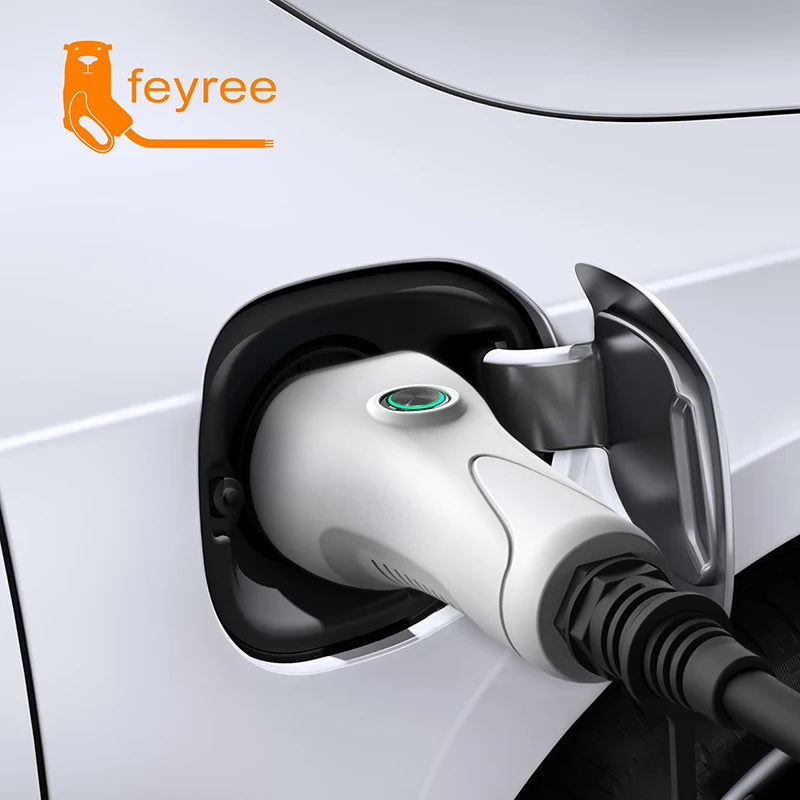 feyree V2L Cable Electric Car Side Discharge Plug EV Charger Type2 16A with EU Socket Outdoor Power Station( Upgraded Version)