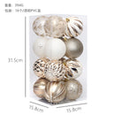 8CM Christmas Ornaments Plastic Ball  Christmas Sale  Bauble Pendants Christmas Tree Decorations  for Home Navidad
