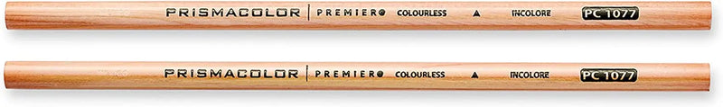 2pcs Prismacolor Premier Colorless Blender Pencil PC1077 Perfect For Blending And Softening Edges Of Colored Pencil Artwork