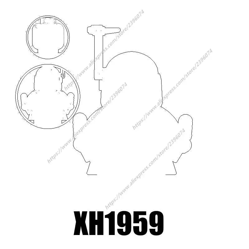 X0343 Action Figures Movie accessories Building Blocks Bricks toys XH1956 XH1957 XH1958 XH1959 XH1960 XH1961 XH1962 XH1963