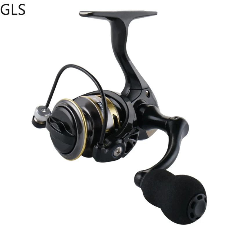 Mini Reel 500/800 Series EVA Grip Ultra Lightweight Fishing Reel 12+1BB High Speed Gear Ratio 5.2:1 Metal Mini Spinning Reel