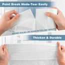 Xtratuff Tall Kitchen Trash Bags 13 Gallon Trash Bag 390 Count Garbage Bags BPA FREE White Strong Rubbish Bag for Home Office