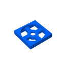 Gobricks GDS-949 Turntable 2 x 2 Plate, Base compatible with 3680  DIY Educational Building Blocks Technical