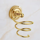 Gold Bath hardware Set Bathroom Accessories Shelf Soap Dish Toilet Paper Holder Soap Dispenser Robe Hook ELM53G