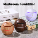 Air humidifier Mini home wood grain Mushroom humidifier USB Ultrasonic cold mist sprayer Aroma diffuser Purifier colorful