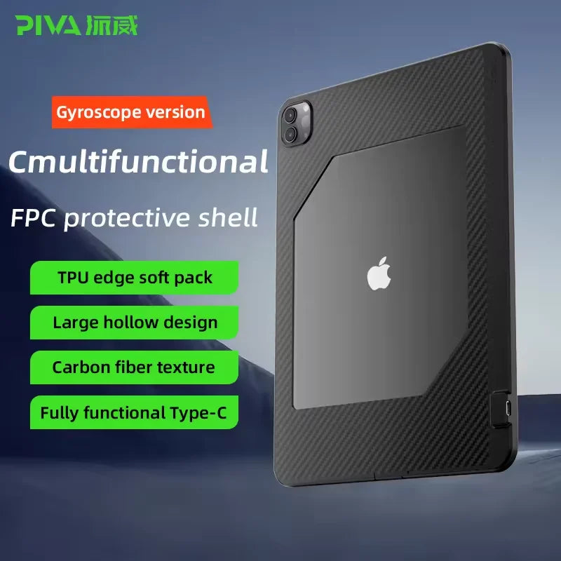 PIVA FPC tablet tail plug protective case adapter heat dissipation 2-in-1 gaming iPad Pro 24/22/21/20/18 Apple 11/13 inch TPU