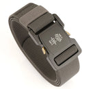 TUSHI New Men's Belt Outdoor Hunting Tactics Belt Multi functional Buckle Nylon Belt High Quality Marine Corps Canvas Belt