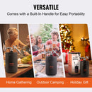 SucceBuy Beer Growler Tap System Keg Growler with Pressure Display CO2 Regulator Faucet Leak-Proof Ring For Draft Homebrew