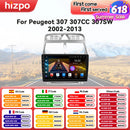 Hizpo 7862 Car Radio For Peugeot 307 307CC 307SW 2002 - 2013 Wireless CarPlay Android Auto Intelligent Systems No 2 din 2din DVD