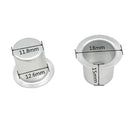 10pcs 11.8mm Candle Holder Home Decor Wax Candles Cups Jars Candlestick Holder for Dining Event Weddings Valentine's Day Party