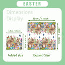 20pcs Easter Bunny Paper Napkins Disposable Napkins Easter Theme Birthday Party Dessert Napkins Spring Easter Party Decorations