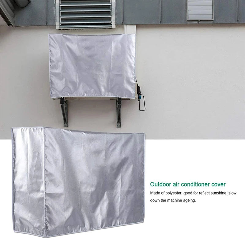 Outdoor Air Conditioning Cover Waterproof Sun Protection  Oxford Protective Case Air Conditioning Main Unit Protective Cover