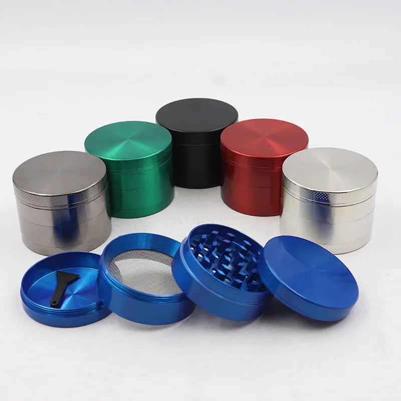 Zinc Alloy Smoke Tobacco Herb Grinder 4 Layer Kitchen Accessories Mini Cute Cigar Processing Shredder 40 50MM