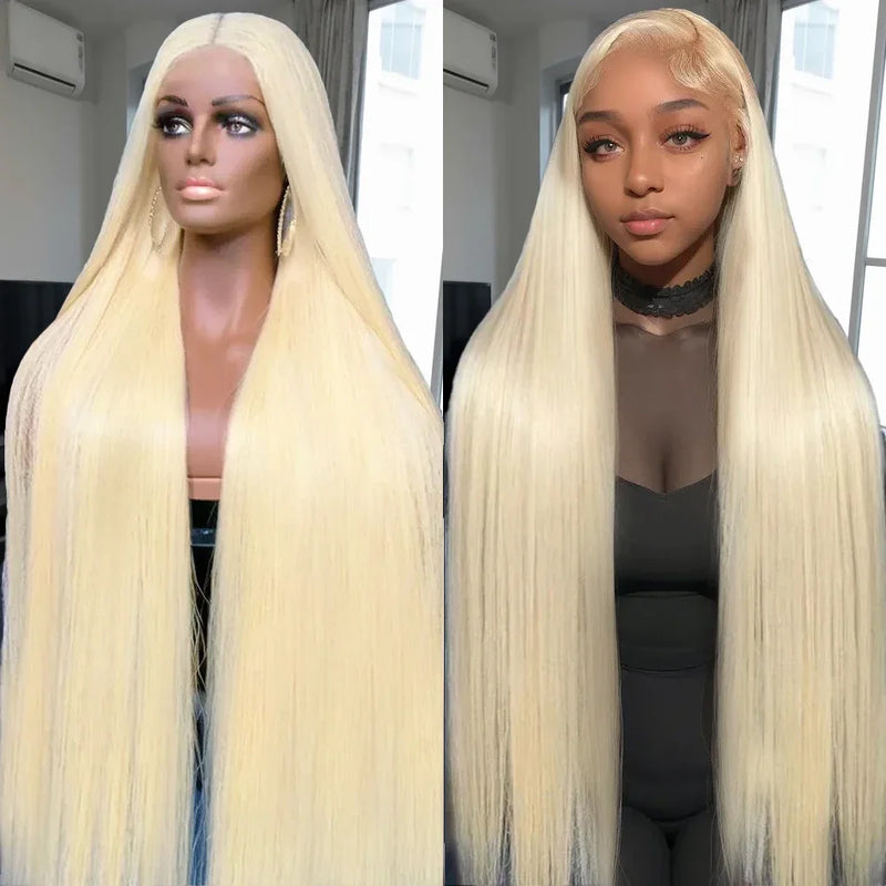 250 Density Human Hair Wigs Blonde 613 Lace Front Wigs 13x6 Straight Human Hair Lace Frontal Wig Brazilian Hair Wigs for Women
