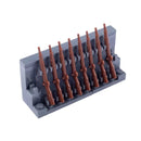 Military MOC Sentry Building Block Soldier Sandbag Fence Cannon Shell Barbed Wire Weapon Rack Training Field Watchtower Toy K018