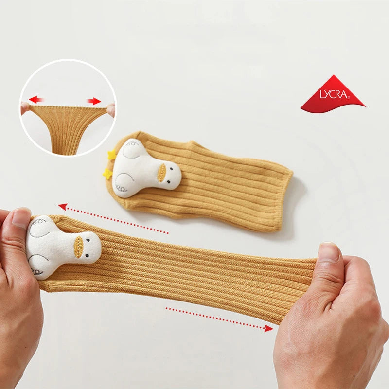 2023 New Cute Cartoon Animal Baby Socks Winter Autumn Soft Warm Cotton Non-slip Soled Newborn Toddler Boy Girl Socks