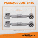 2x Adjustable Rear Alignment Camber Arm Kit For Honda CRV 07-16 CR-V 2007-2016