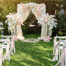 3*3M Strong Wooden Wedding Backdrop Stand Arch Door Party Garden Trellis Pergola Flower Plants Rack