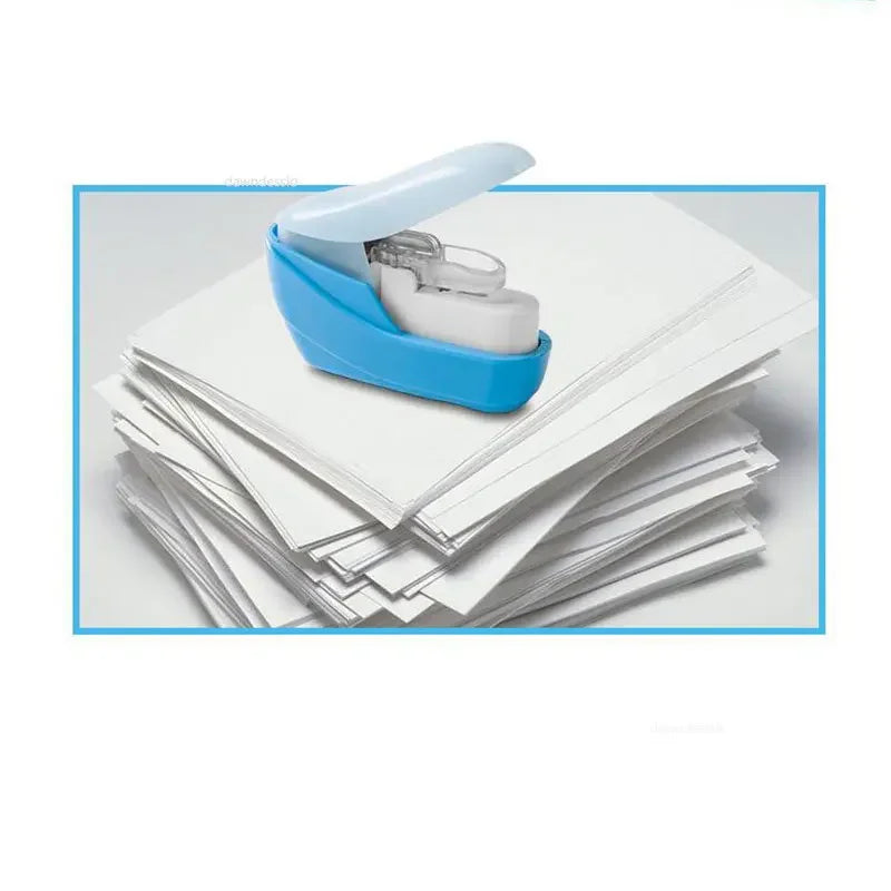 No Nails No Staples Stapling Machine Mini Cute Book Stapleless Stapler Paper Stapling Stapler Without Staple Stapler Free