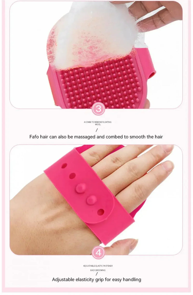 Soft Rubber Dog Cat Brush Pet Bath Silicone Comb Massage Comb Hair Remover Pet Supplies Dog Grooming Wash Cleaning Equipment