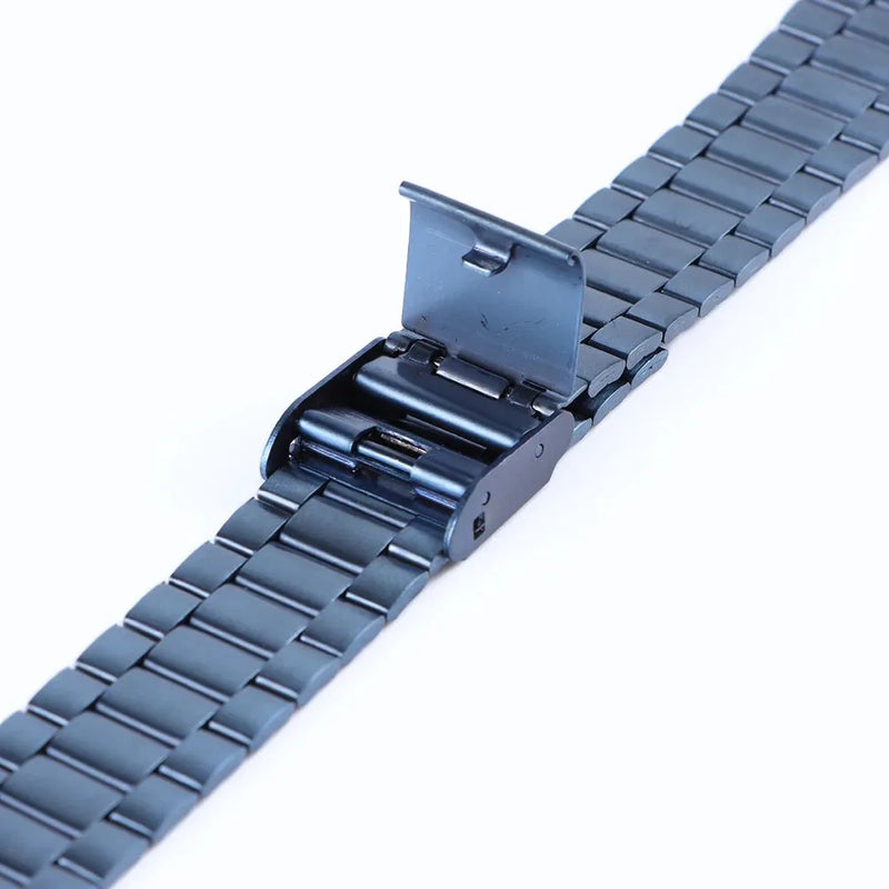 Stainless Steel Watchband For CASIO A158/A159/A168/A169 /B650/AQ230/AE500W For Classic Small Square Silver Black Men Metal Strap