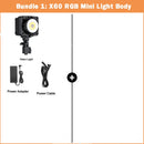 【DO BRASIL】Sokani X60 Mini 60W RGB Bi-Color LED Video Light Wireless with TRIOPO Lantern Softbox for Youtube TikTok Photography